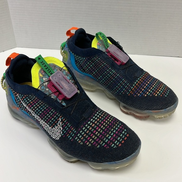 Nike Air VaporMax 2020 Flyknit Deep Royal Blue Multi CJ6740-400 Size 9